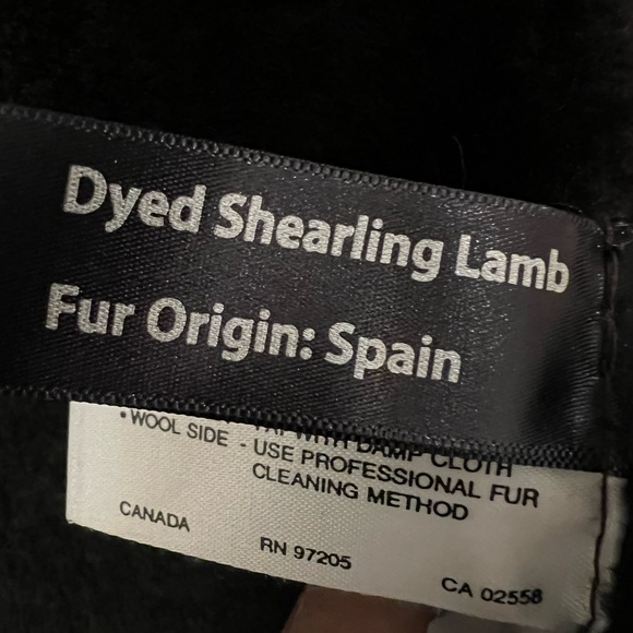 Danier Lamb Shearling car length coat - Picture 8 of 10